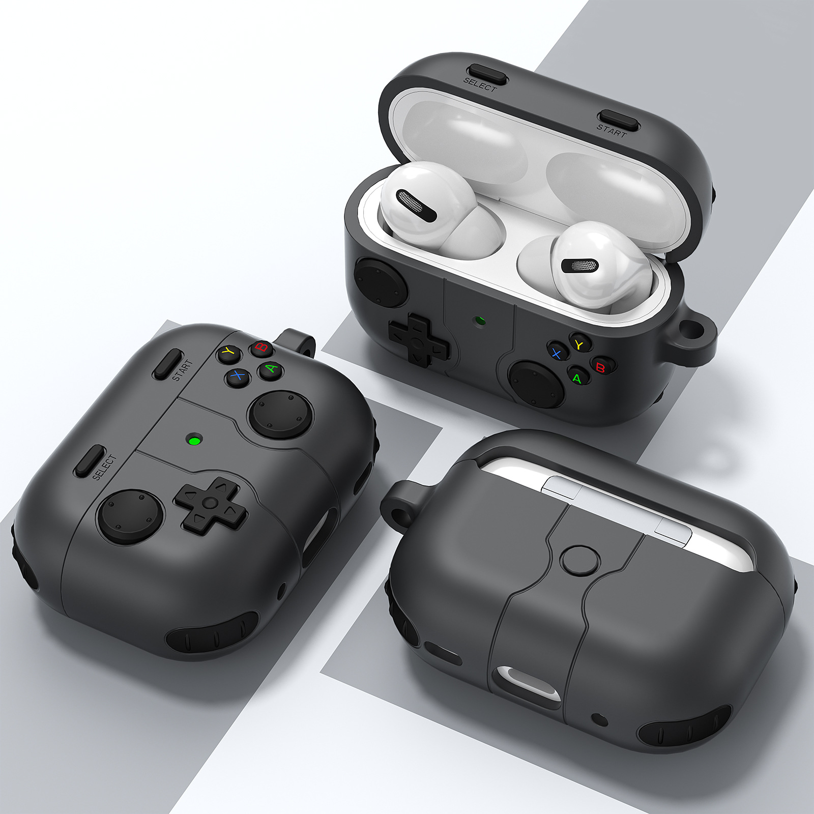 เคสสำหรับ AirPods Pro 3 2 4 เค - Gaming Console Keychain บทวิจารณ์และราคา